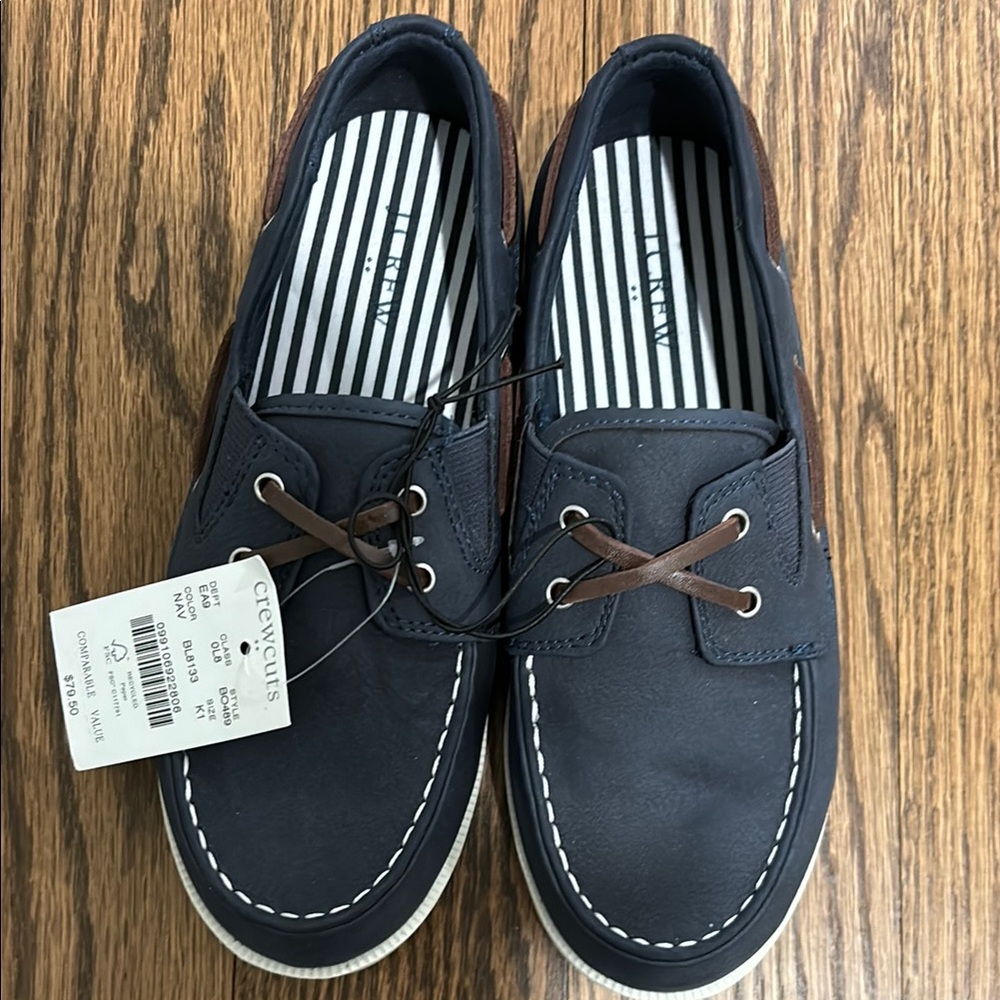 Crewcuts Men's Navy Boat Shoes
